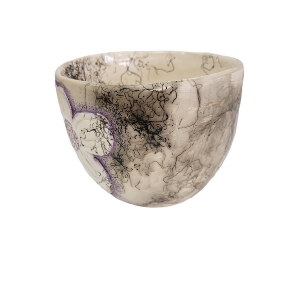 Single Dogwood Pit Fired Pottery by Lisa Lindler