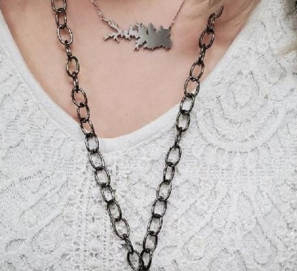 Lake Murray Stainless Steel Necklace