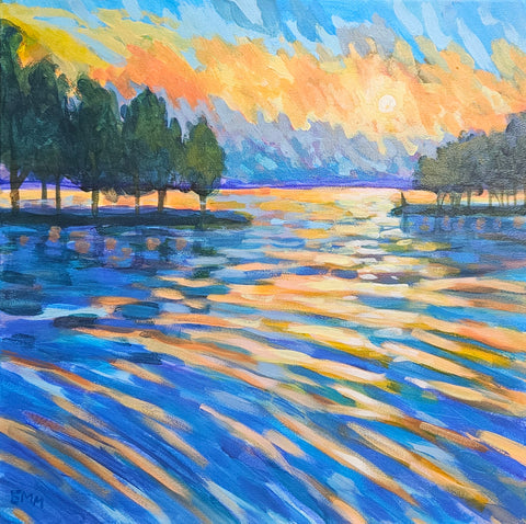 "All Quiet at Sunset" Lake Murray by Mercy (EMM) Clonts