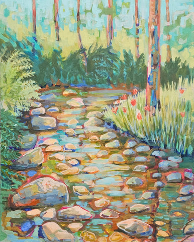 "Crooked Creek, Bridge View" Crooked Creek Park, Chapin, SC by Mercy (EMM) Clonts