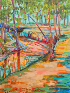 "Crooked Creek in Full Color" Crooked Creek Park, Chapin, SC by Mercy (EMM) Clonts