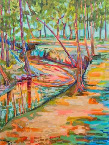 "Crooked Creek in Full Color" Crooked Creek Park, Chapin, SC by Mercy (EMM) Clonts
